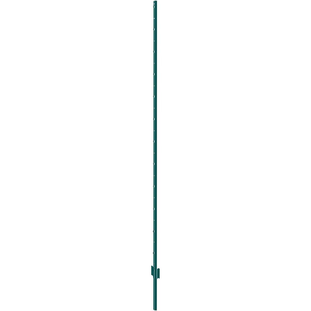 7 Feet Fence Post 10 Pack T-Post Heavy Duty Metal Fence Posts Green