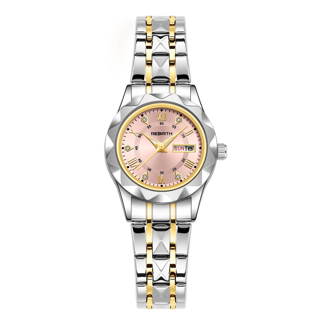 1 Piece of Women's Simple and Stylish Business Quartz Watch with Day and Date Display, Suitable for Daily Wear