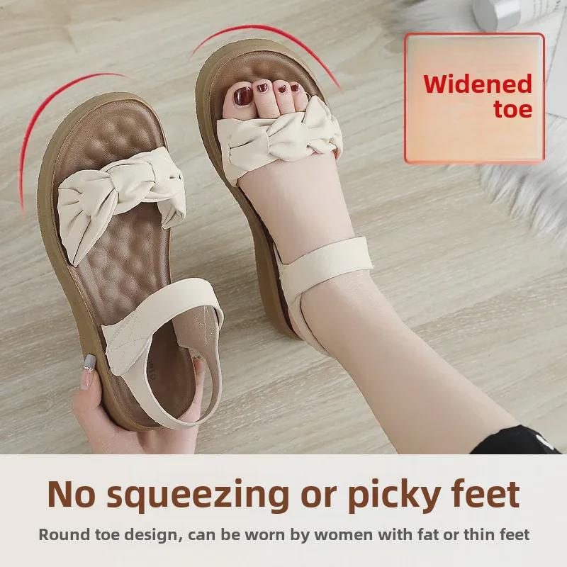 Mom's 2025 Summer Wedge Sandals: Soft Sole, Mid-Heel, All-Match Comfort for Middle-Aged Women