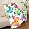 Butterflies Blanket Soft Warm Throw Blanket Nap Blanket For Couch Sofa Office Bed Camping Travel Multipurpose Gift Blanket For All Season