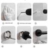 Bathroom Accessories Hardware Set Robe Hook Towel Rail Bar RackRound Black Stainless Steel Shelf Tissue Toilet Paper Holder DIY
