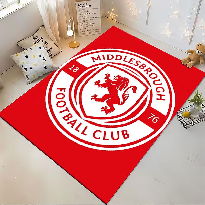 Middlesbrough Football Club Logo Suitable As a Non-slip Mat for the Living Room or Bedroom Sofa