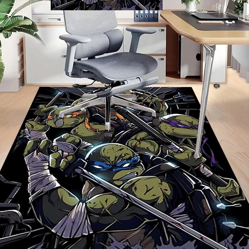 Mutant Ninja Turtles Team Carpet For Playroom Bedroom Living Room Sofa Home Decorkids Game Area Rug Nonslip Floor Mat