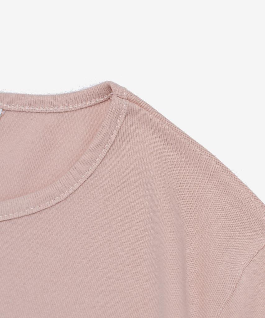 ROIDESROIS Picnic Check Strawberry Crop Short Sleeve Tee (Pink)