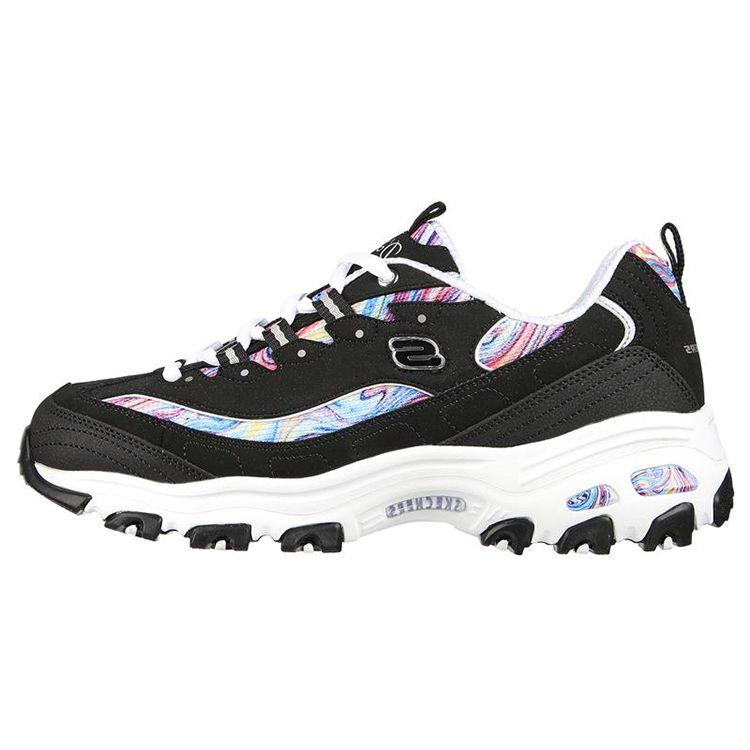 Skechers DLites Fabric Synthetic Leather Two-Layer