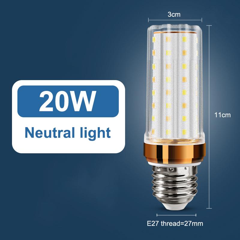 Brightness E27 E14 Led Bulb Corn Lighting Lamp 12W 16W 24W 2835 Smd Lamps 110V 220V Home Decor Replace Halogen Lights White