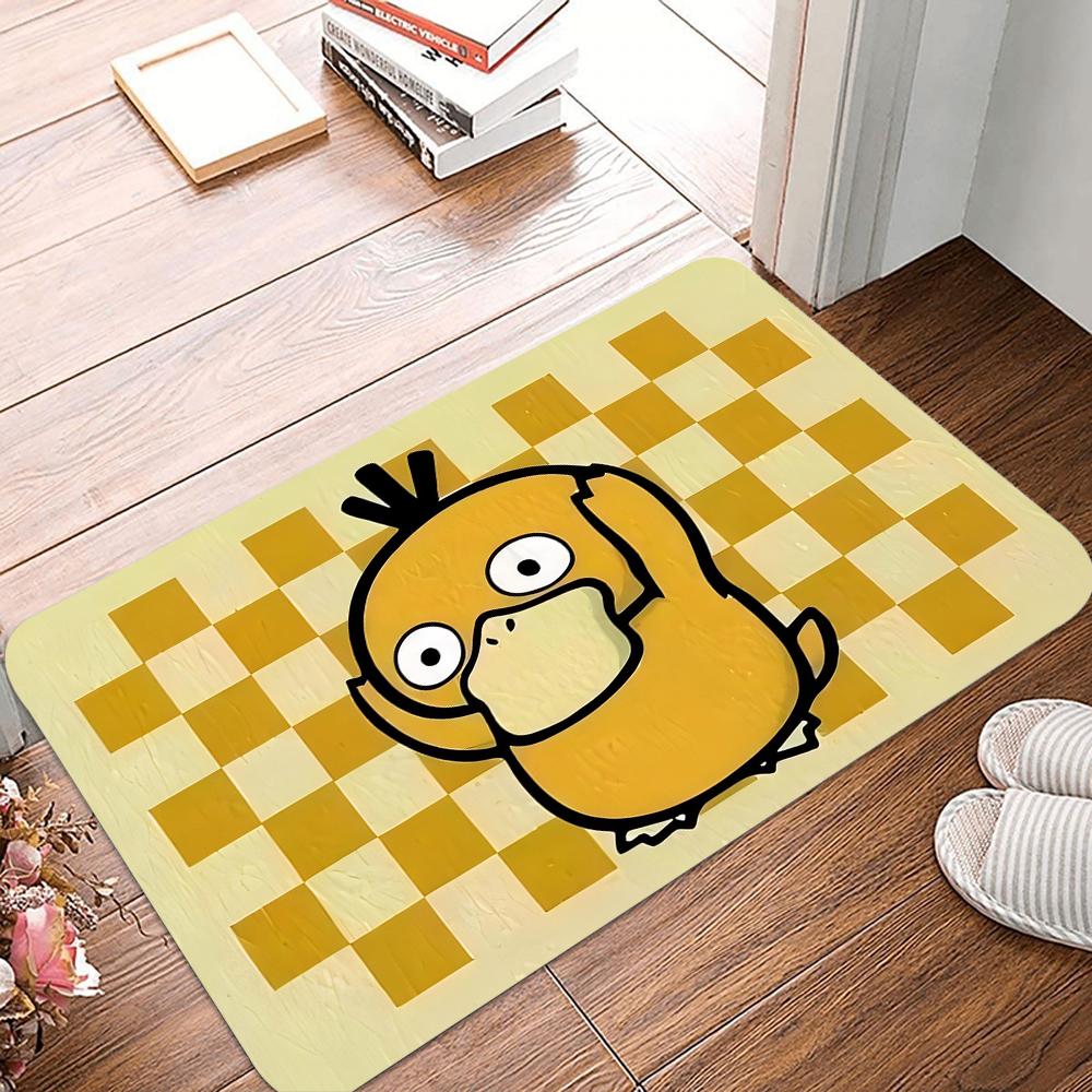 Felpudo con Estampado de Pokémon Pikachu Gengar Alfombra de Área Antideslizante para Sala de Estar Dormitorio Alfombrilla para Puerta de Sofá Alfombra de Piso para Niños Decoración