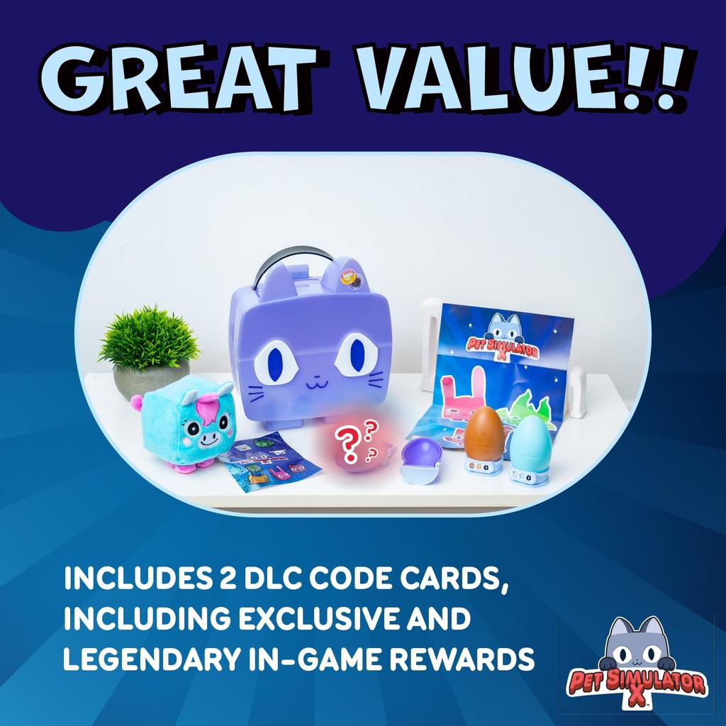 UCC Distributing PET Simulator X Marble Purple Rainbow Cat Bundle Mystery Case Series Exclusive (Disturbing) – Collector's (8 Items, 1) [Includes DLC]