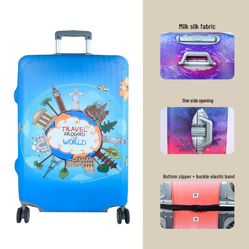 Waterproof Wear-Resistant Elastic Suitcase Protective Cover