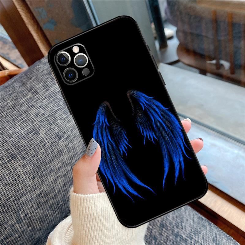 

Exquisite Wings Phone Case For iPhone 16 14 13 12 11 15 Pro Max 12 13 mini XR 15 16 Plus 16e Cover Shell iPhone 14 Plus