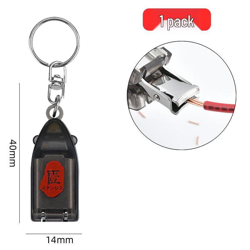 

Компактный маникюрный набор из нержавеющей стали и брелок