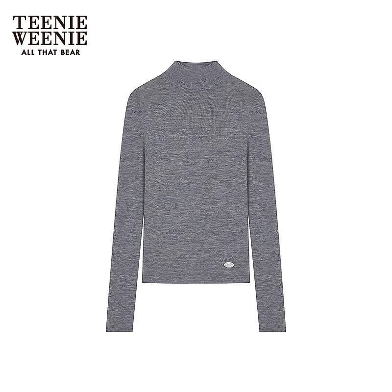 Teenie Weenie Women's Half-High Neck Knit Sweater