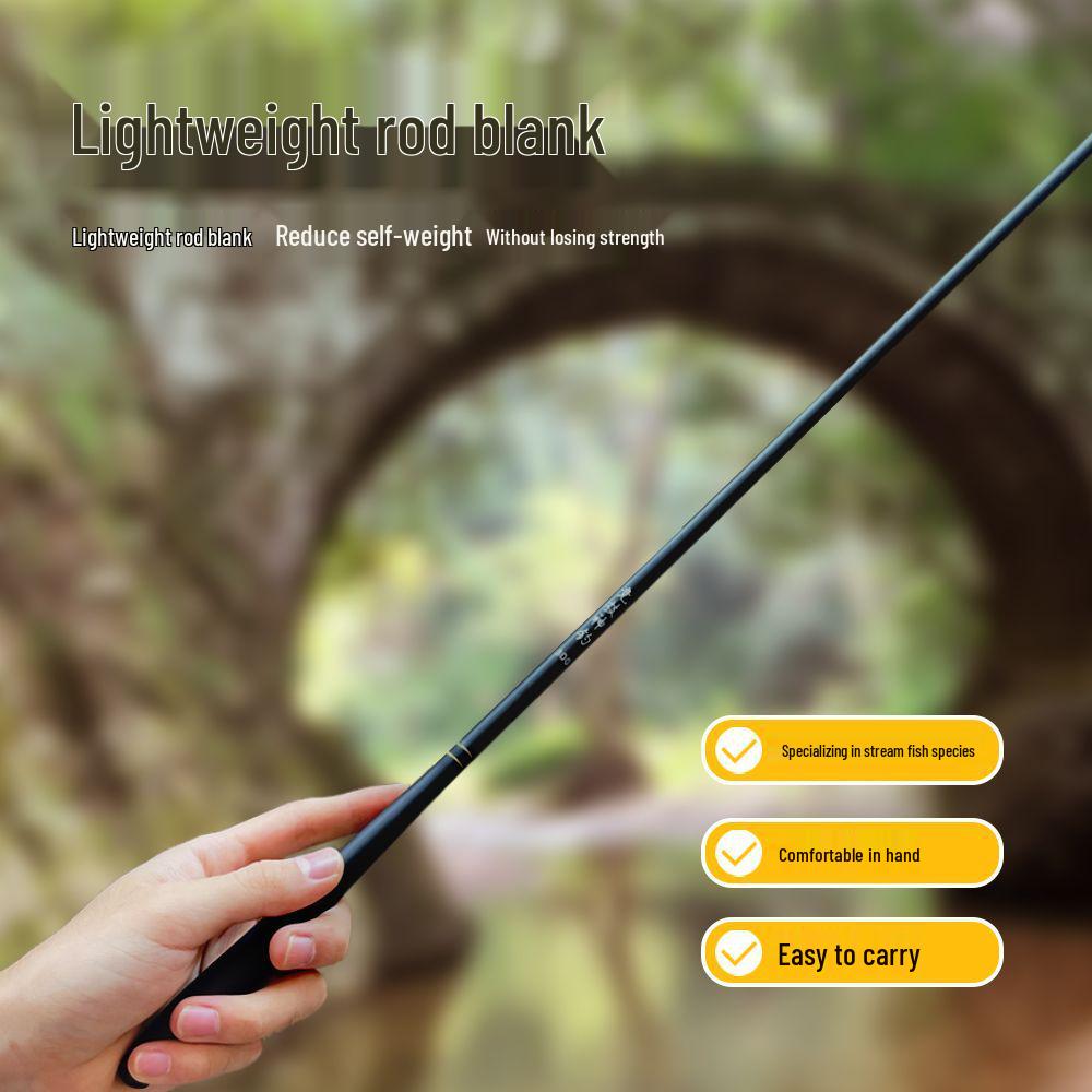 Ultra-Light Carbon Fishing Rod for Stream, Rockfish, Mackerel & Carp