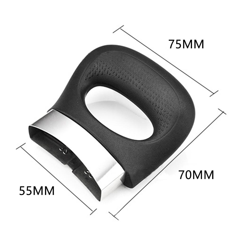 2pcs Short Pot Handle Kitchen Cooking Tool Accessories Bakelite Grip Anti Scalding Side Single Hole Pressure Pan Plastic Handle