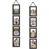 Linked Photo Holder Wall Art Picture Frame 6-Inch Vertical Photo Wall  Bedroom