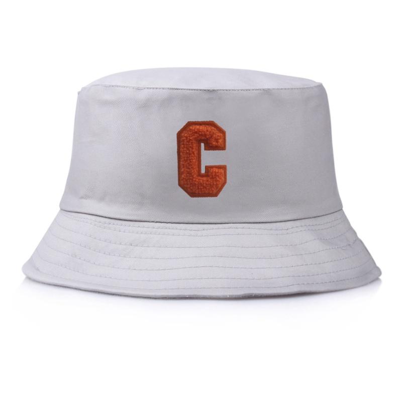 Neuer Eimerhut Fischerhut mit Buchstaben C für Männer und Frauen