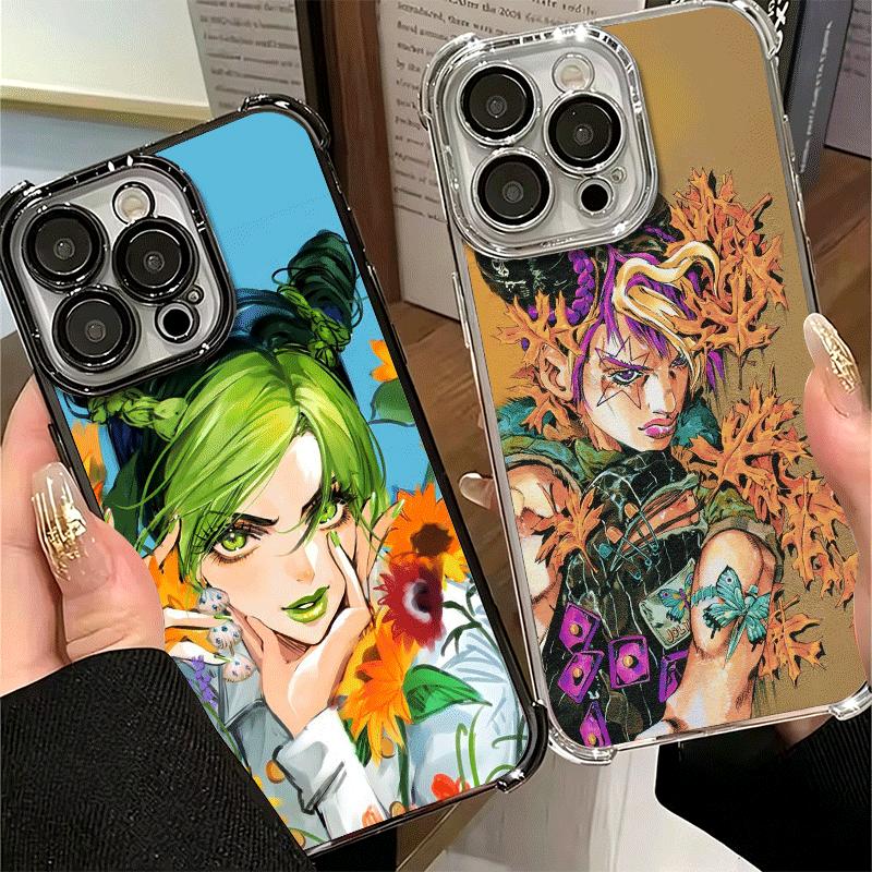 JoJo Adventure Jolyne Cujoh Soft Phone Case For Xiaomi Poco X7 X8 Pro Max X6 X5 X3 F8 Ultra F7 M8 M7 M5S Redmi 15C 15A 15 14C 13