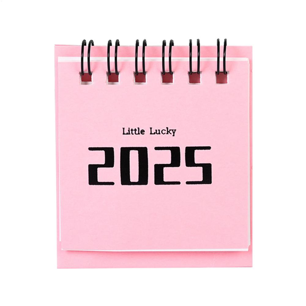 

Маленький настольный календарь 2024-2025 Маленький ежемесячный настольный календарь с августа. 2024 по декабрь. Перекидные академические настольные календари на 2025 год S розовый