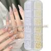 New 2026 Mixed Nail Art Decorations: Flat-Back Pearls & Luxury Rhinestones