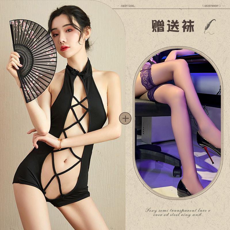 Nuovo intimo sexy pigiama sexy bidimensionale carino cavo schiena scoperta tentazione stile retrò uniforme 155
