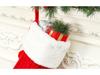 Large Cross-border Pom-pom Christmas Stockings Gift and Candy Bag for Home Decoration