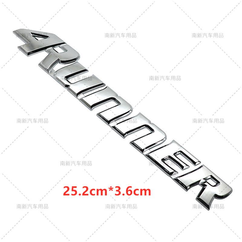 1Pc 4Runner Emblem Badge Rear Trunk Decals Decoration Stickers For Tundra Tacoma 4runner Pickup Trucks Car Styling Car Accessories