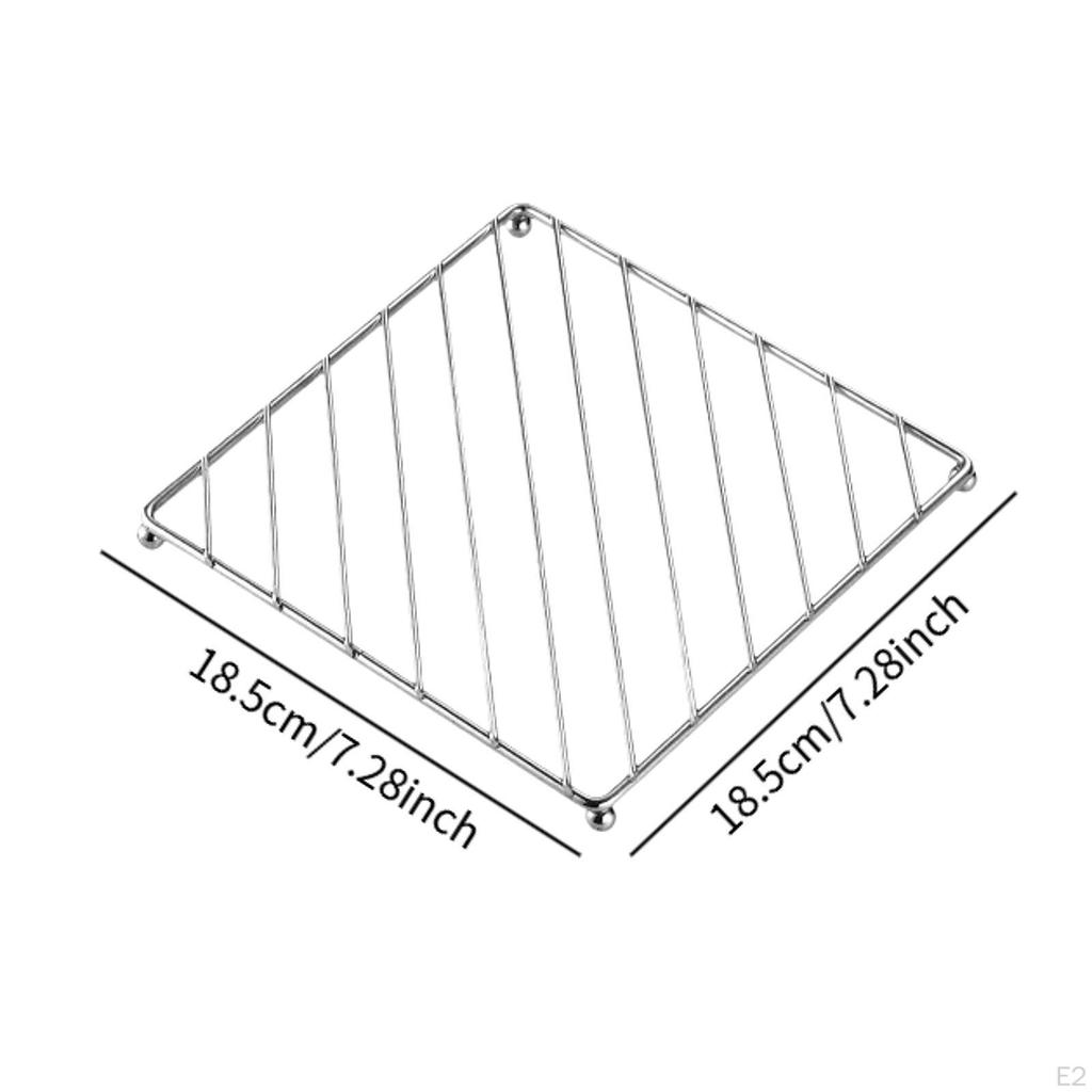 Heat Resistant Iron Trivet for Dining Table, Coffee, Dishes, Apartment Stoves