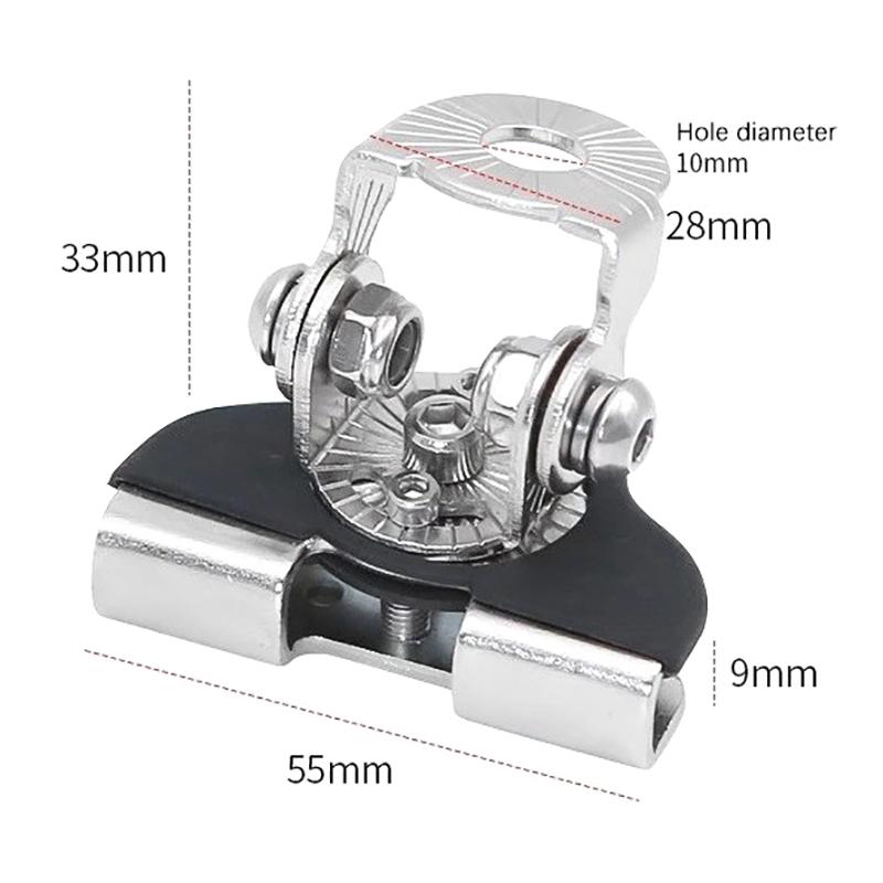 New1/2Pcs LED Light Bar Mounting Bracket LED Work Light Clamp Holder Hood Fog Light Lamp Holder Off Road Auto Accessories