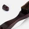 Hair Brush Wood Handle Boar Bristle Beard Comb Styling Detangling Straighten Brown Boar Bristles Massage Comb