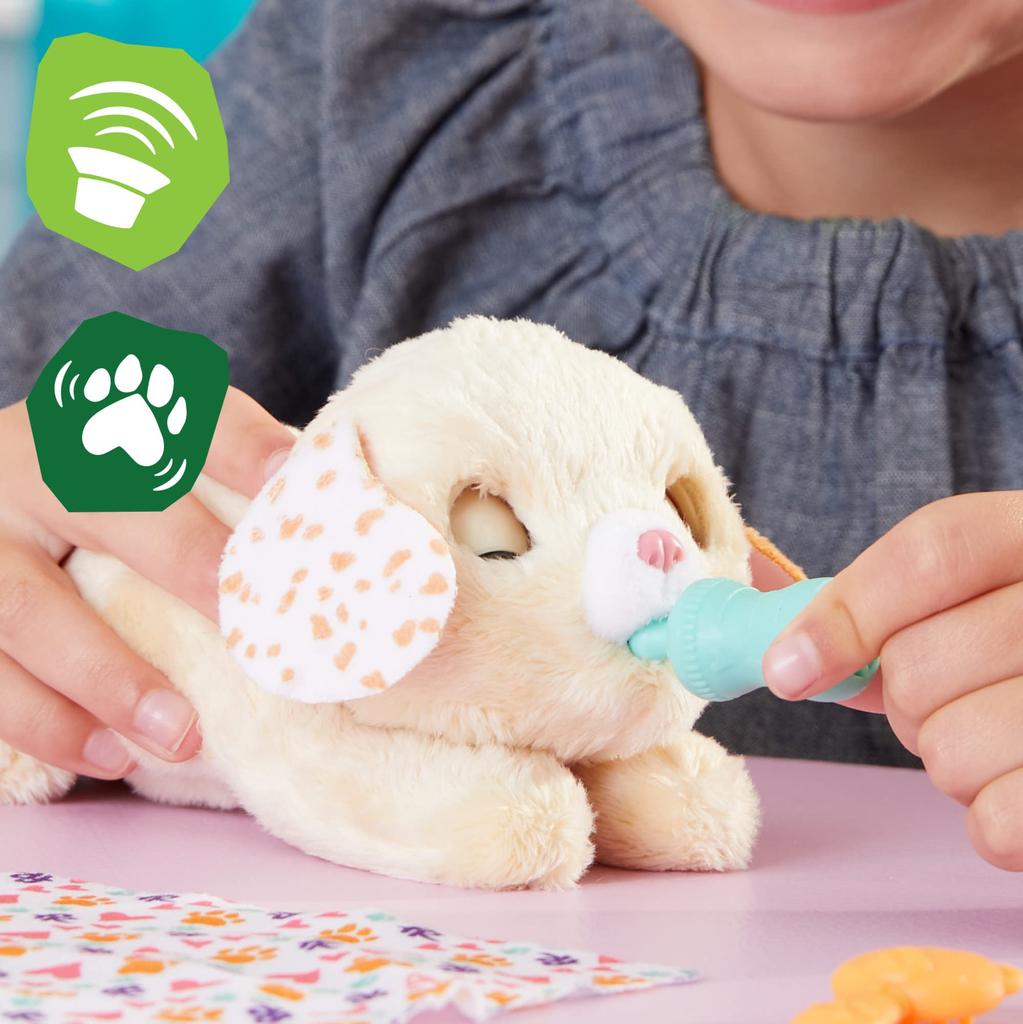 Hasbro FurReal Baby Puppy Electric Plush Toy with Cute Blinking and Barking Moves, Ages 4 and Up (F4085), Authentic
