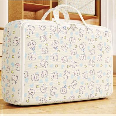 Large Capacity Clothes Storage Bins Cartoon Pattern Clothing Storage Bag Household Organizer