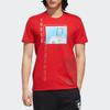 adidas Neo T Shirt Men's Light Scarlet EJ7068
