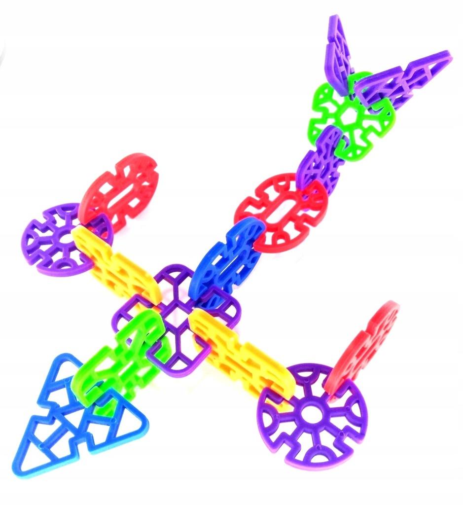 Creative Colorful Snowball Construction Blocks Set 82 Pieces For Children