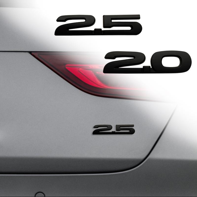 Car Sticker Metal 2.0 2.5 Emblem Badge Decal for Mazda MS Sport 6 3 CX5 5 2 323 CX7 MX30 MX5 CX30 CX3 CX9 Demio Axela Atenza ujcdg07