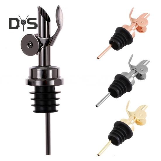 Automatyczny nalewak do wina Samozamykający się dzióbek ze stali nierdzewnej z kontrolą przepływu Bez kapiący dozownik do alkoholu do butelek