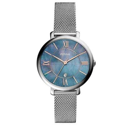 Fossil Orologio da Donna al Quarzo in Acciaio Inossidabile a Tre Lancette Cassa in Acciaio Inossidabile/Vetro Specchio ES4322