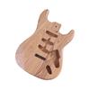 Unfinished Electric Guitar Body DIY Project Guitar Body Handcrafted Replacement Part for Beginners Luthiers Accessory