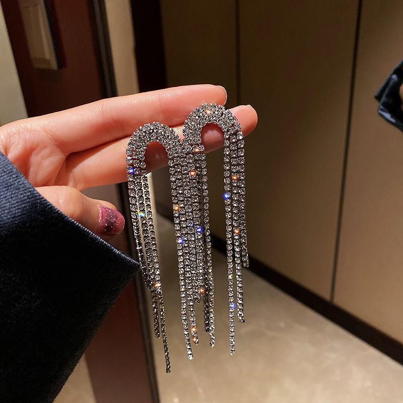 S925 Silver Tassel Earrings - 2025 Light Luxury, High-End Design for Women