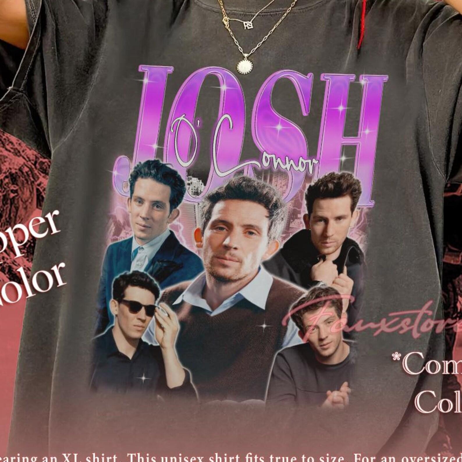 Josh Connor Vintage Collage T-Shirt – 100% Cotton Comfort Tee S