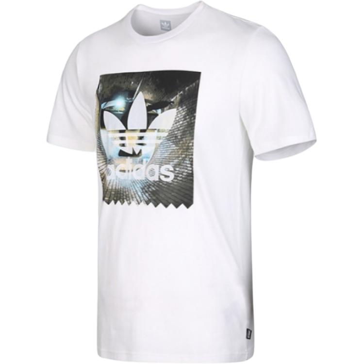 Adidas Originals Bb Benny Tee Lifestyle Series Pullover Round Neck Short Sleeve T-Shirt Men Tops White CF3101
