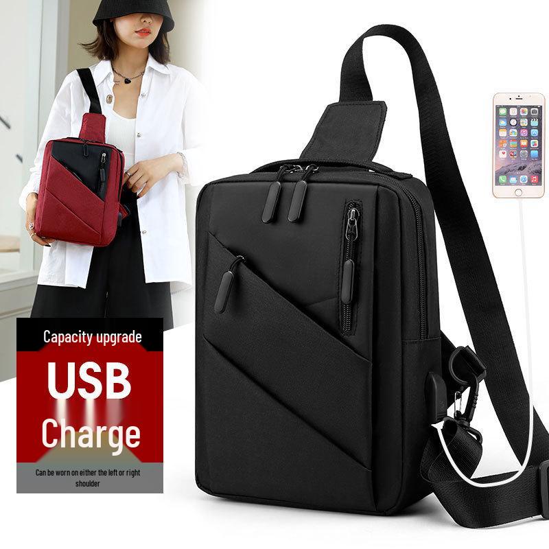 2025 Autumn Men's Stylish Chest Bag - Trendy Sling Bag for Business and Outdoor Travel