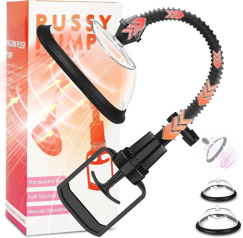 Vacuum Suction Massager & Breast Pump: Female Masturbator & Vaginal Tightener