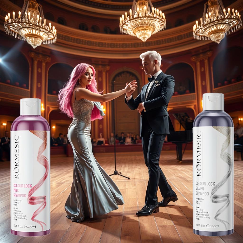 Shampoos for Color Lock Silver Pink Cleanse Hair Care Series