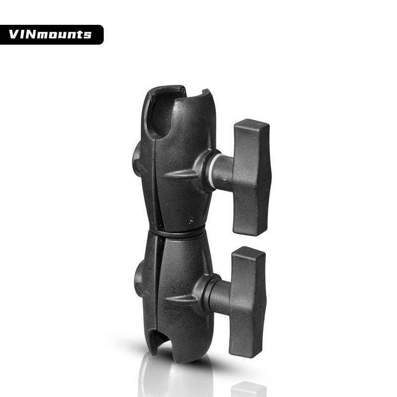 Desert Off-Road Anti-Shake Tablet Mount for 1.5-Inch Ball Head, 16cm Double Joint Rod