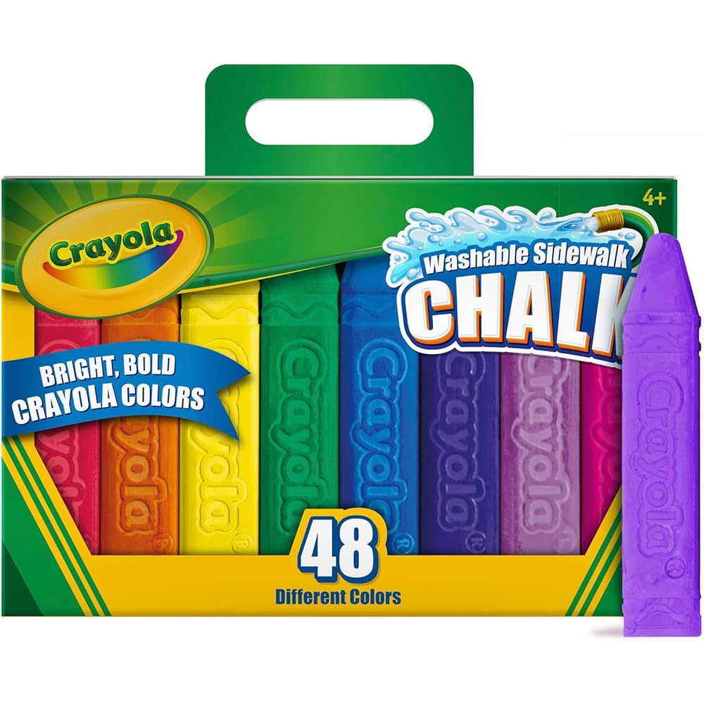 

Crayola Jumbo Chalk Washable Outdoor 48 Colors 512048