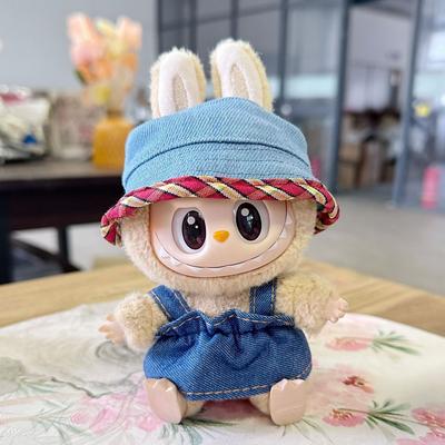 For 17cm Labubu Doll Clothes Fashion Clothes Hoodies Doll Clothes Color Match Hoodies Dolls Accessories Cute Decoration Little Cloths