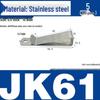 Stainless Steel Spring Clip: Metal Crimp, Wire Baffle, Pipe Holder, Conductive Manganese.