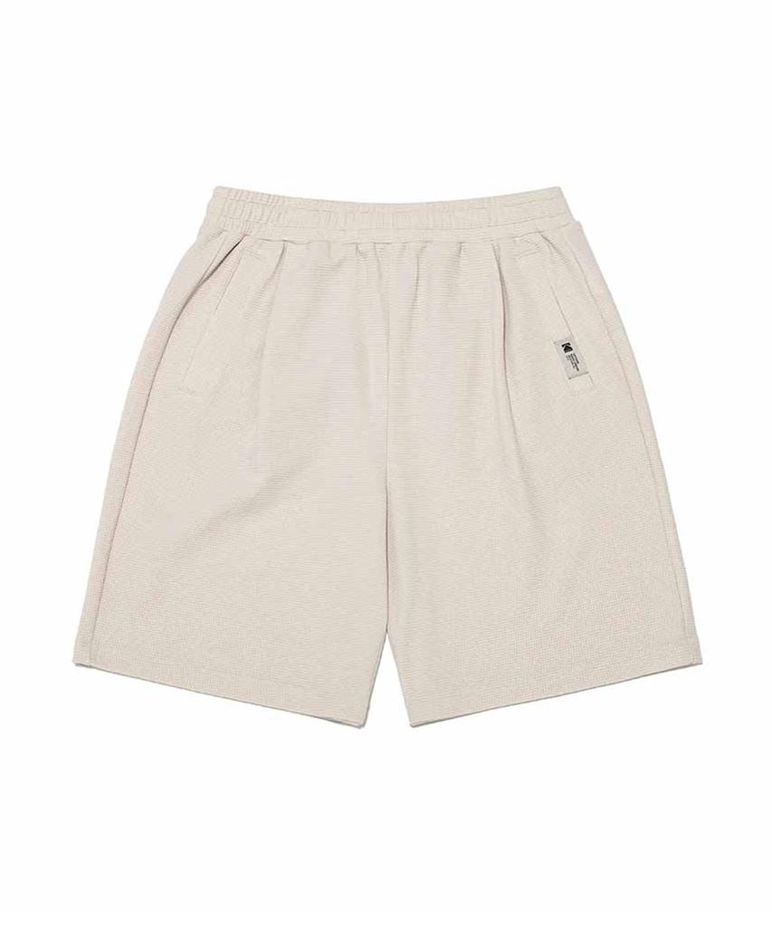 KODAK Aerocool Waffle Wash Knee-Length Shorts Ivory