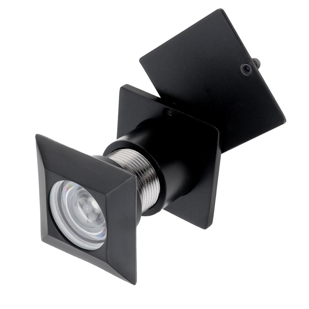 Solid Brass Square 28mm Door Peephole 220 Degree HD Optical Glass Lens Privacy Cover Heavy Duty Universal Fit for 42-54mm Door Thickness