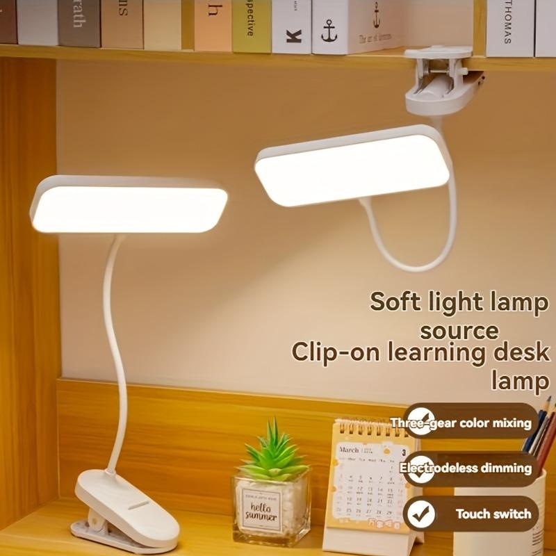 LED Clip On Desk Lamp with Adjustable Color Temperature